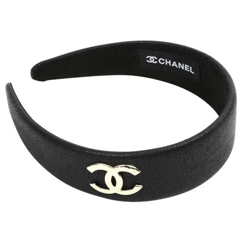 chanel vintage hair clip|chanel headbands.